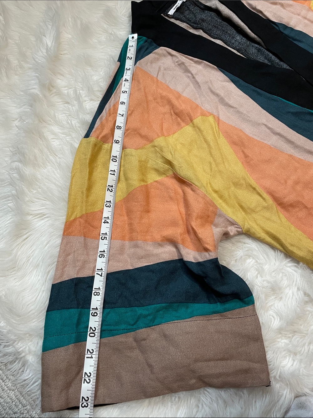 NWT O'Neill Josie Kimono Belted Coverup Abstract Multi Color M/L - Picture 7 of 11